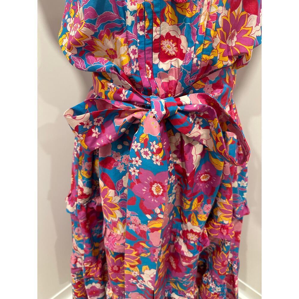 Figue Pippa Floral Tiered Ruffle Dress Size XL - Picture 9 of 13